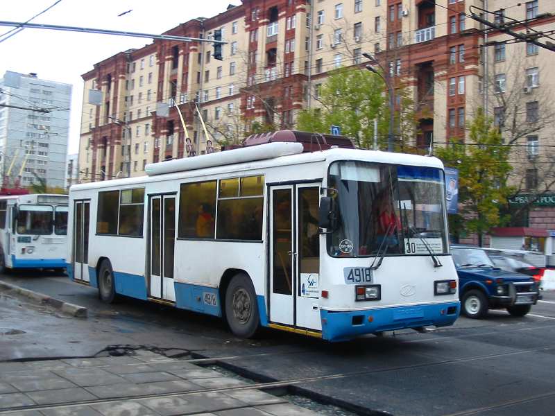 Москва, БТЗ-52761Р № 4918