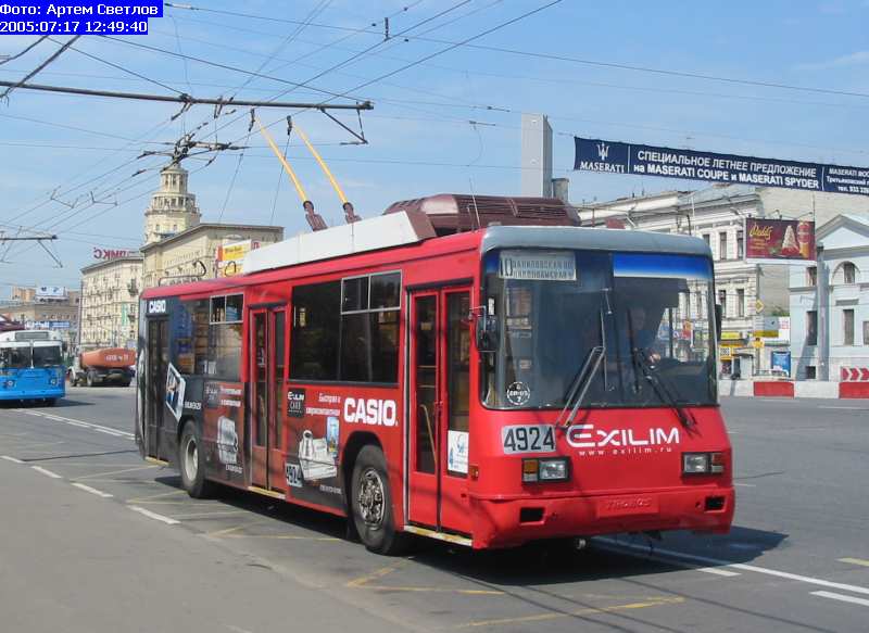 Москва, БТЗ-52761Р № 4924