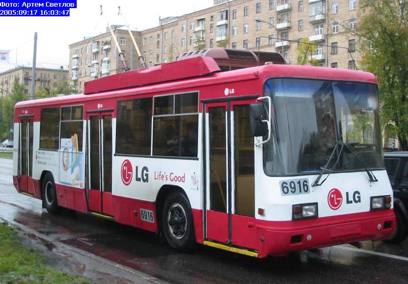 Москва, БТЗ-52761Р № 6916