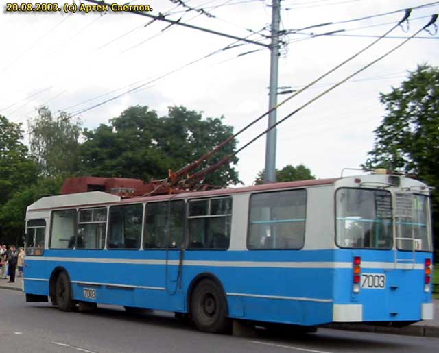 Москва, МТрЗ-6223-0000010 № 7003 Москва, МТрЗ-6223-0000010 № 7003