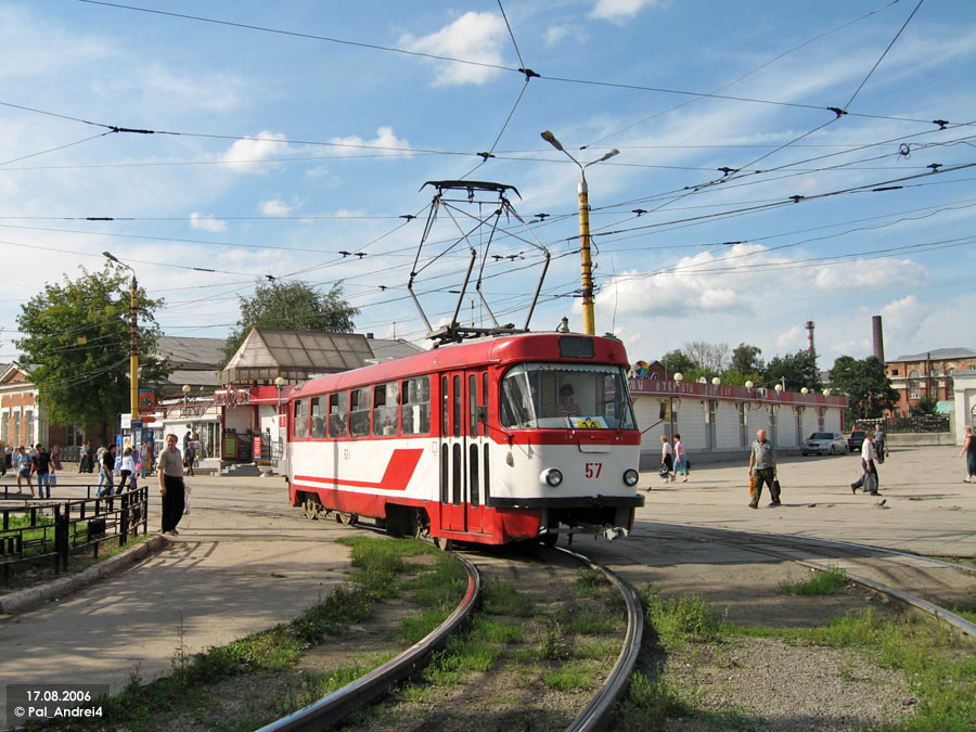 Тула, Tatra T3SU (двухдверная) № 57