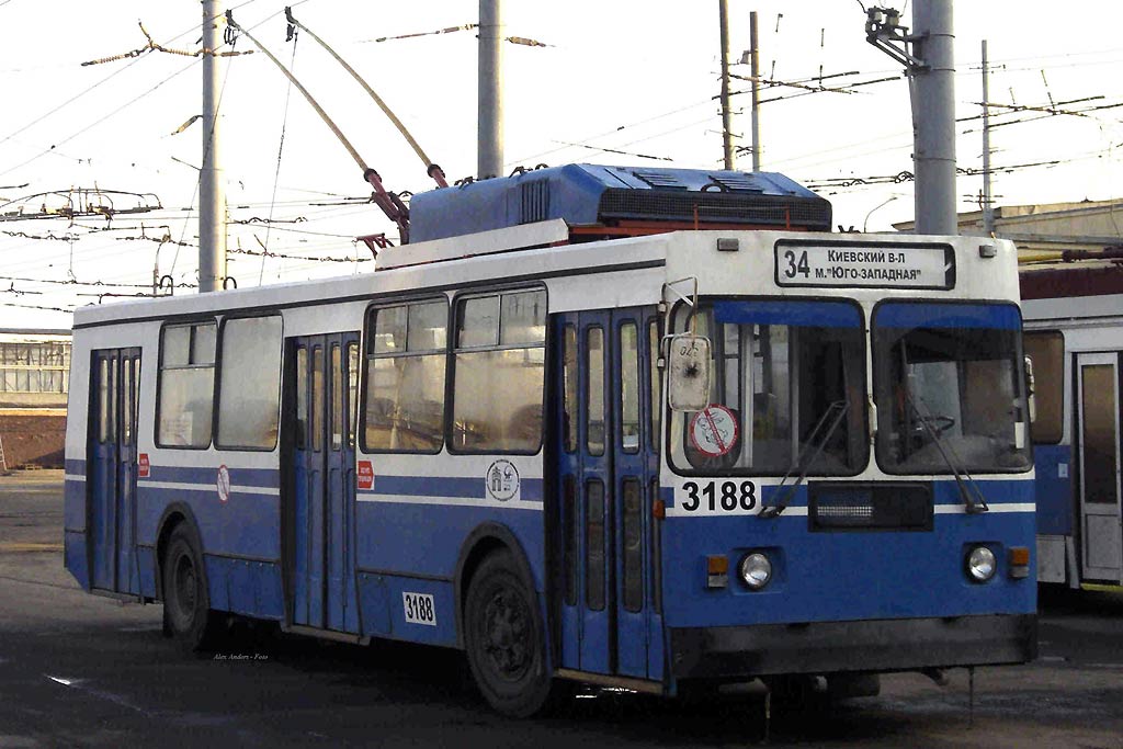 Москва, ЗиУ-682ГМ1 (с широкой передней дверью) № 3188