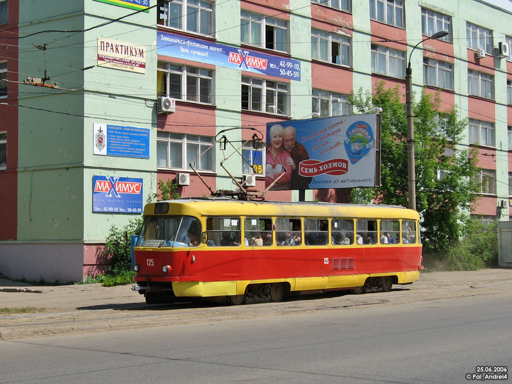 Тверь, Tatra T3SU № 125; Тверь — Тверской трамвай в начале 2000-х гг. (2002 — 2006 гг.)