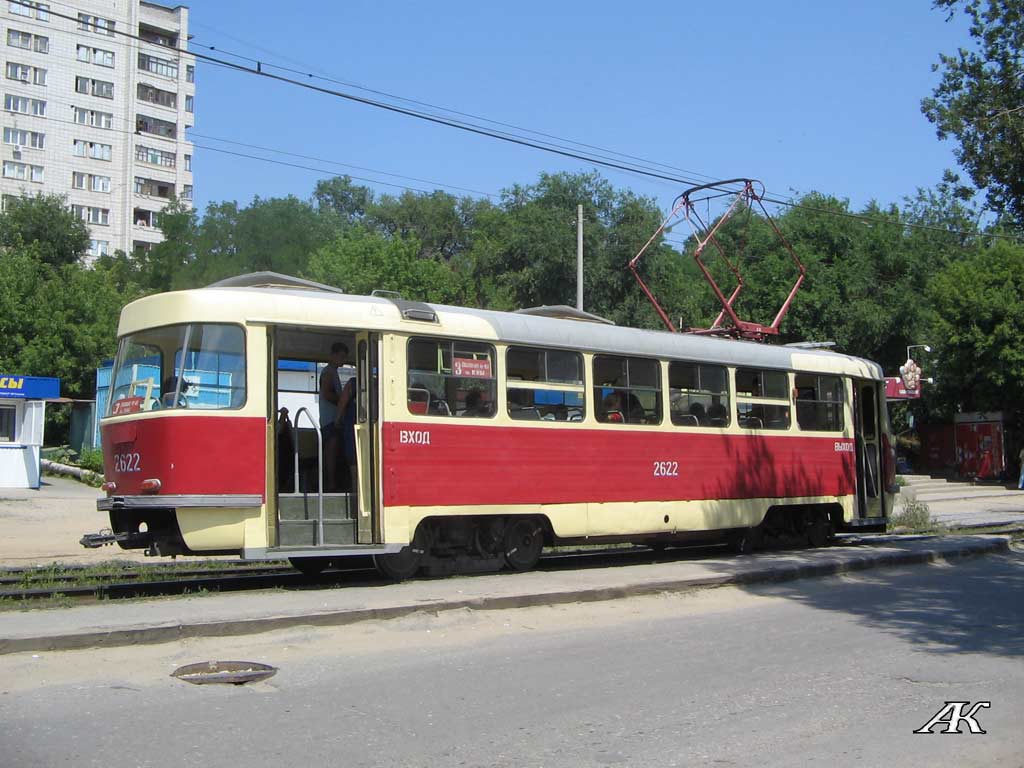Волгоград, Tatra T3SU (двухдверная) № 2622