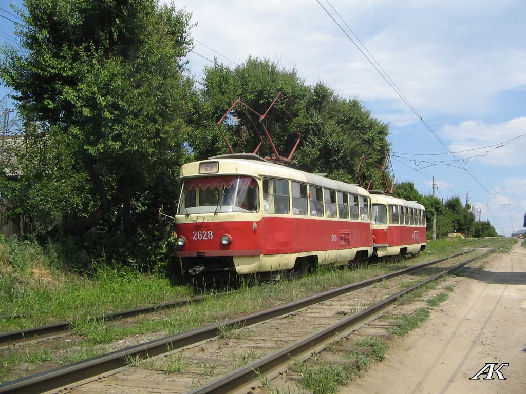 Волгоград, Tatra T3SU (двухдверная) № 2628; Волгоград, Tatra T3SU (двухдверная) № 2624