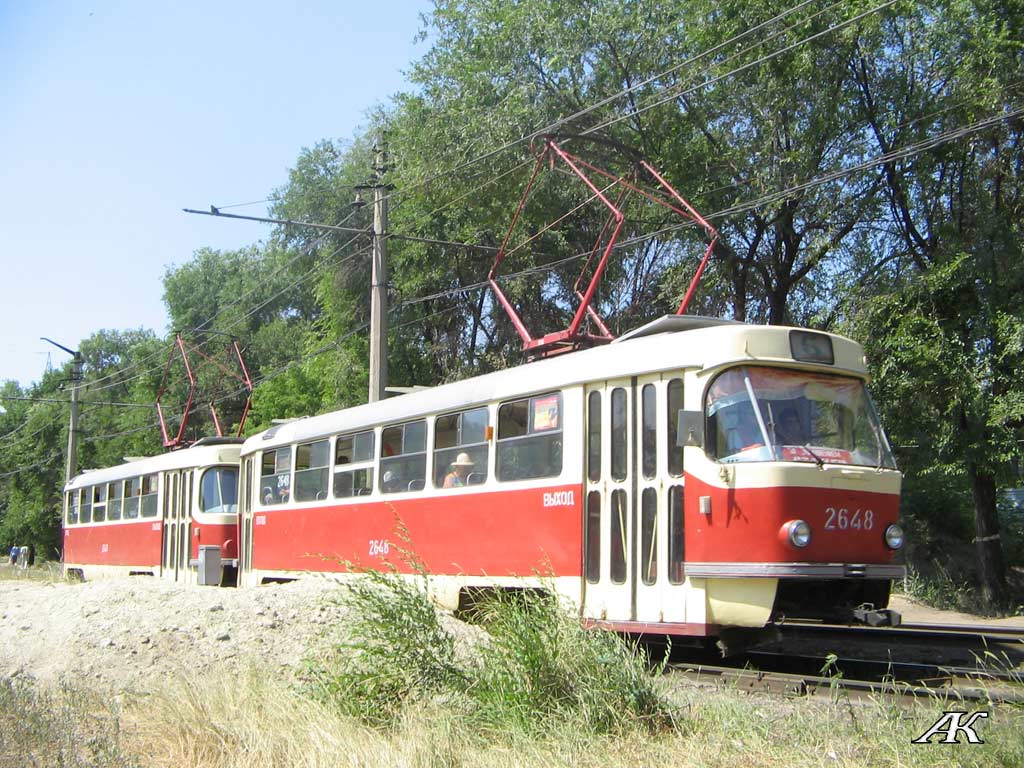 Волгоград, Tatra T3SU (двухдверная) № 2648