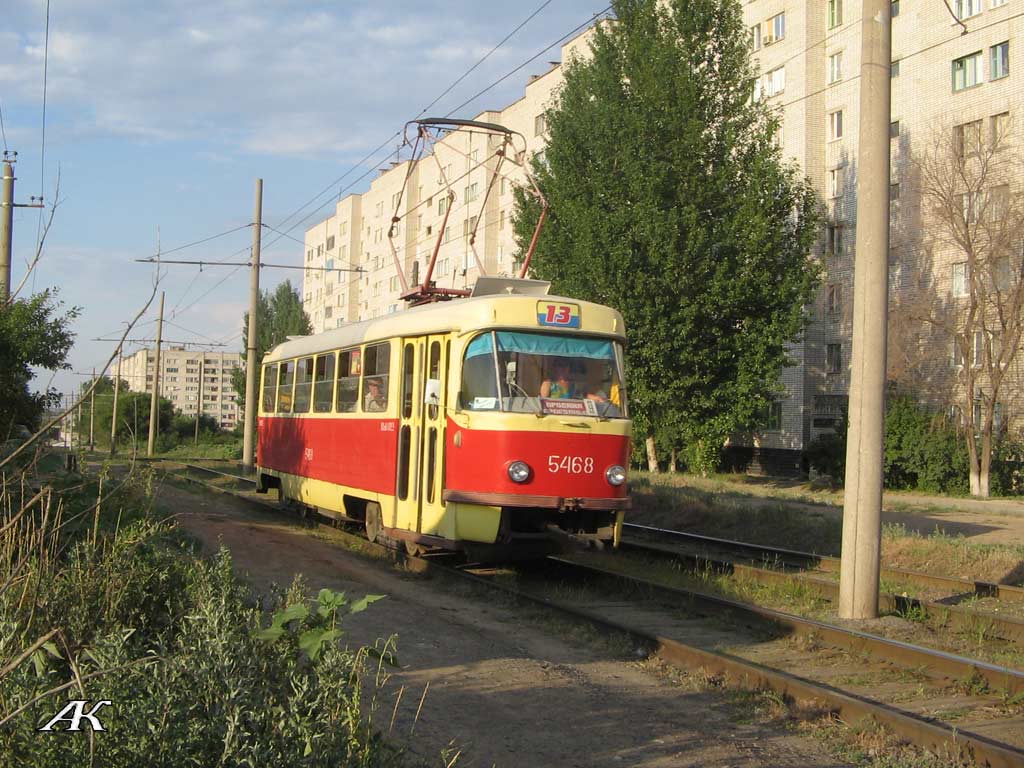 Волгоград, Tatra T3SU (двухдверная) № 5468