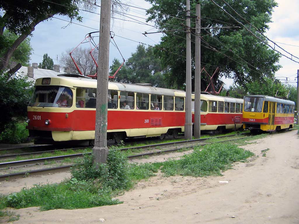 Волгоград, Tatra T3SU (двухдверная) № 2601