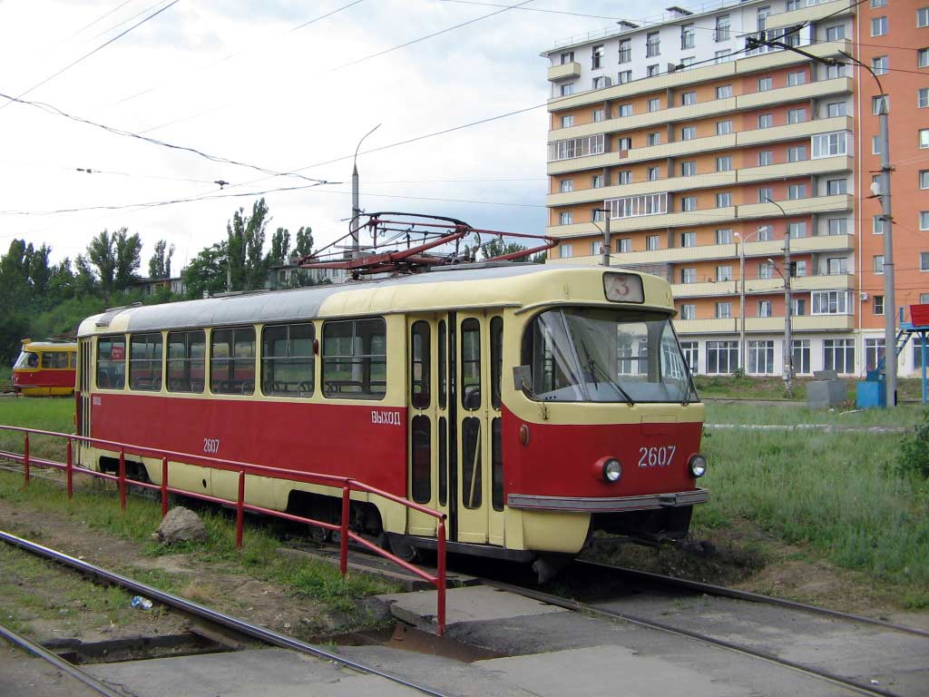Волгоград, Tatra T3SU (двухдверная) № 2607