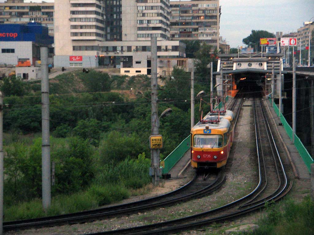 Волгоград, Tatra T3SU № 5735; Волгоград — Трамвайные линии: [5] Пятое депо — Скоростной трамвай