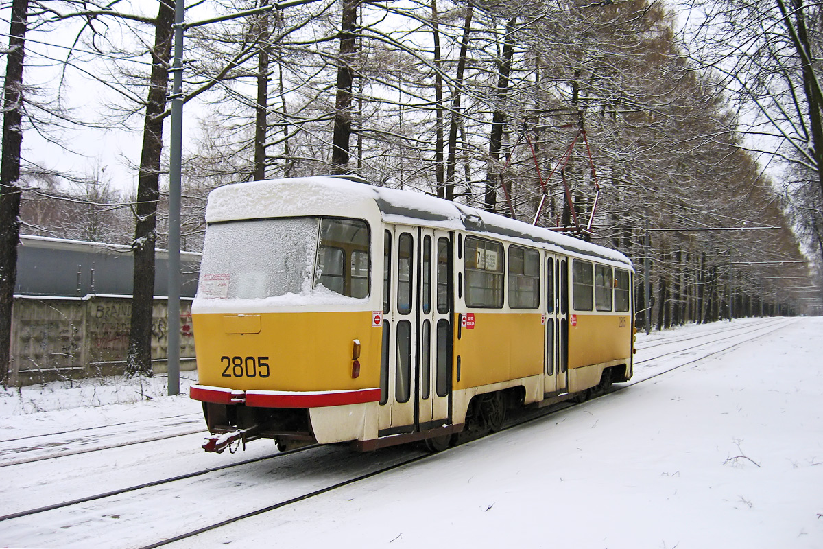 Москва, Tatra T3SU № 2805