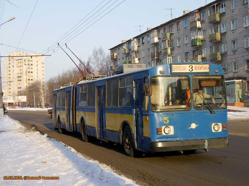Tver, ZiU-683B [B00] № 5; Tver — Tver trolleybus in the early 2000s (2002 — 2006)