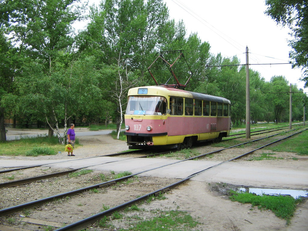 Волжский, Tatra T3SU № 107