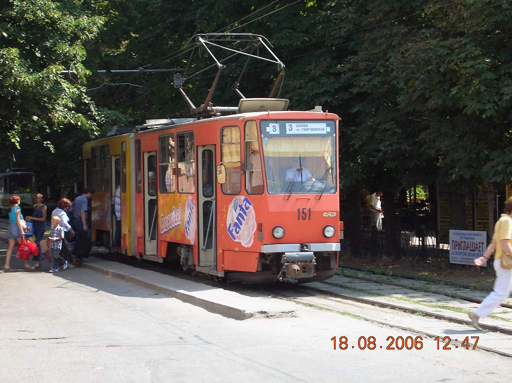 Пятигорск, Tatra KT4SU № 151