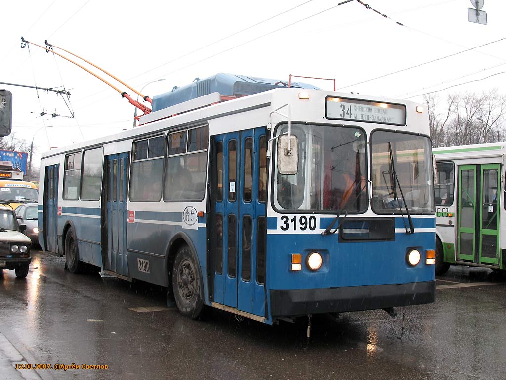 Москва, ЗиУ-682ГМ1 (с широкой передней дверью) № 3190