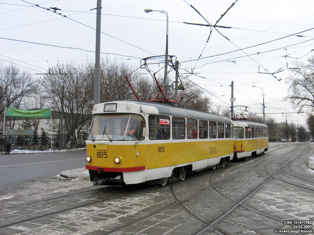Moskau, Tatra T3SU Nr. 1615
