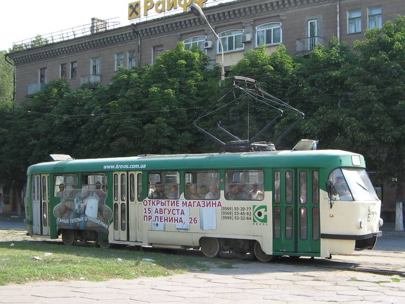 Каменское, Tatra T3SU № 677