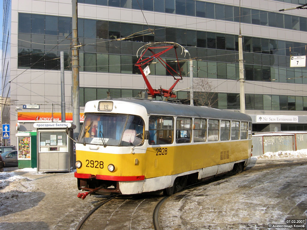Москва, Tatra T3SU № 2928 Москва, Tatra T3SU № 2928