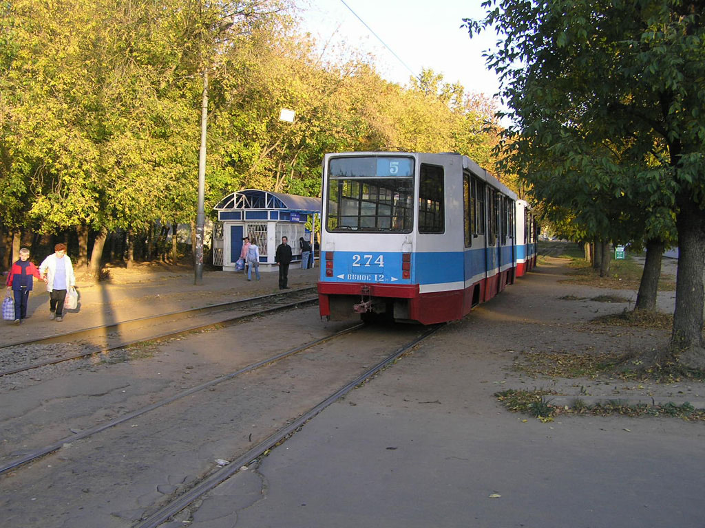 Тверь, 71-608К № 274; Тверь — Тверской трамвай в начале 2000-х гг. (2002 — 2006 гг.)