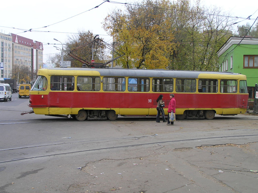 Тверь, Tatra T3SU № 90; Тверь — Тверской трамвай в начале 2000-х гг. (2002 — 2006 гг.)