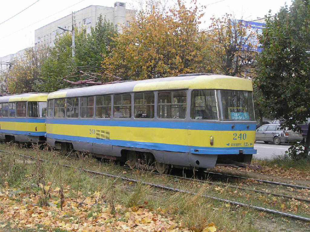 Твер, Tatra T3SU № 240; Твер — Тверской трамвай в начале 2000-х гг. (2002 — 2006 гг.)