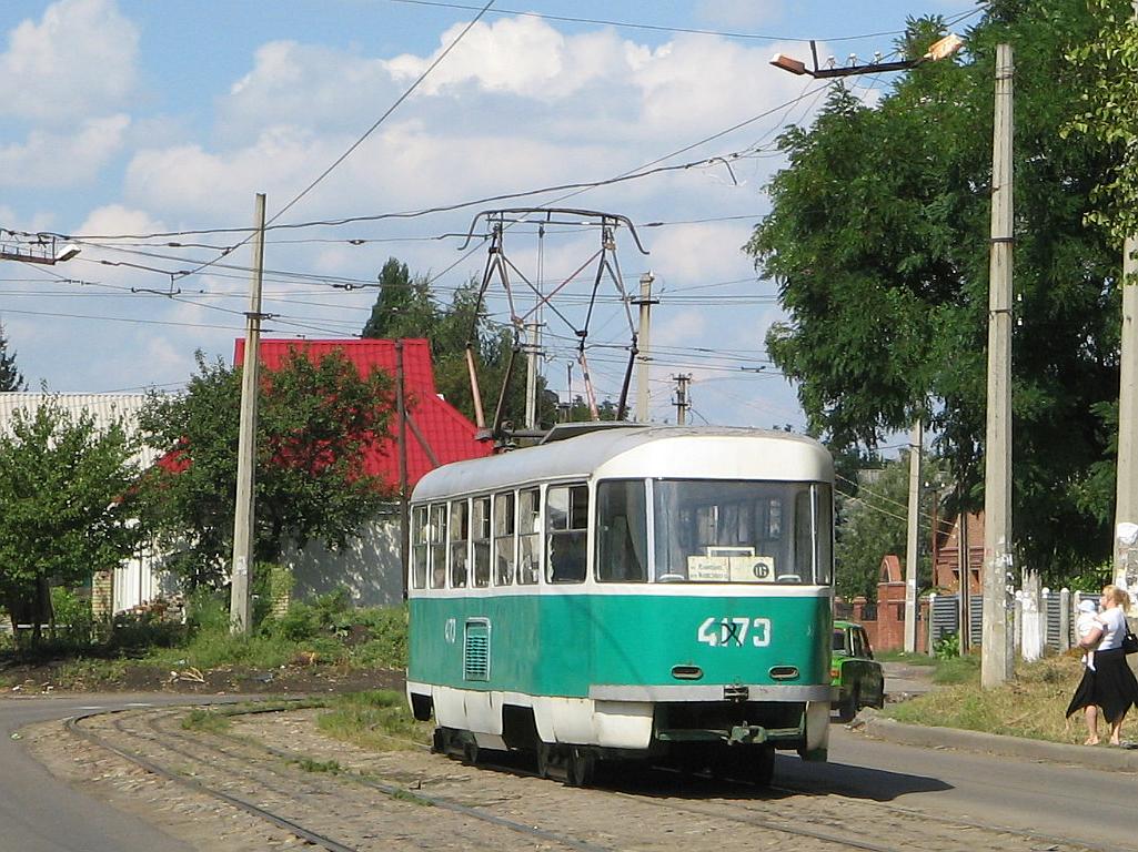 Донецк, Tatra T3SU (двухдверная) № 4173
