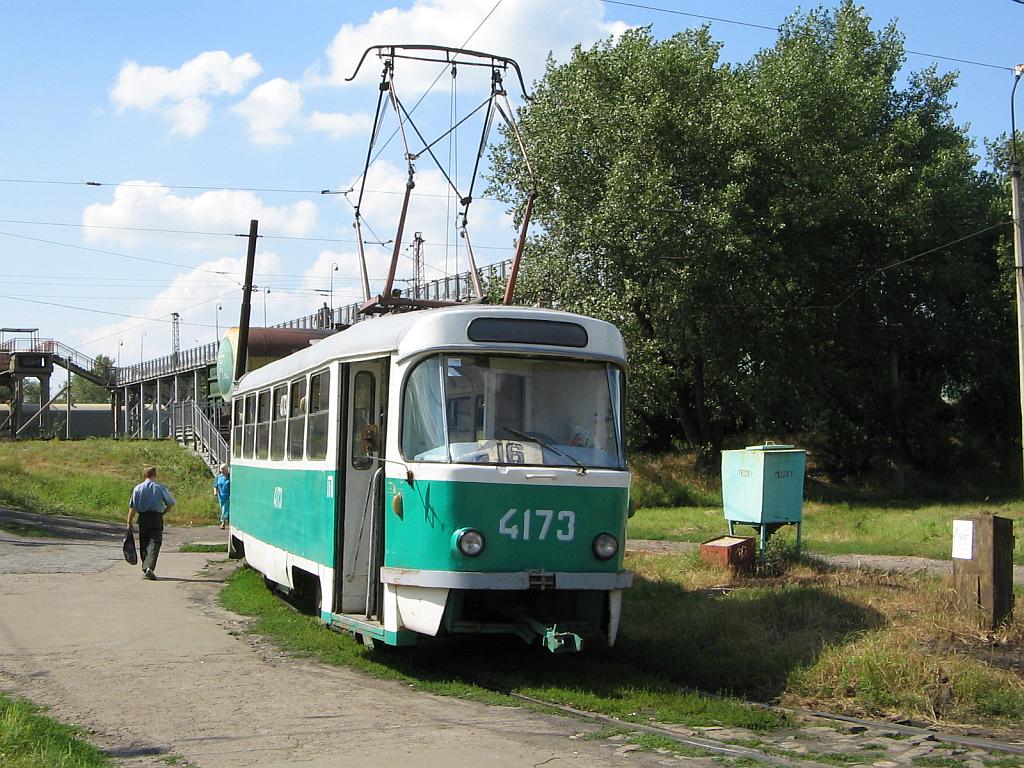 Донецк, Tatra T3SU (двухдверная) № 4173