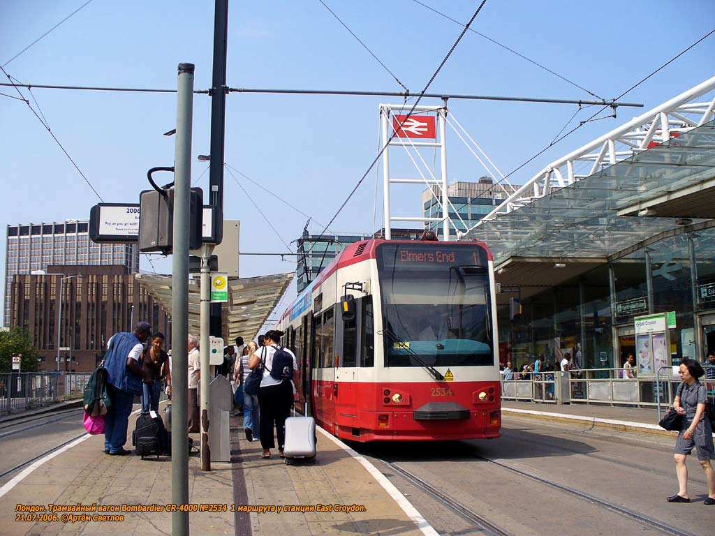 Лондон, Bombardier CR-4000 № 2534