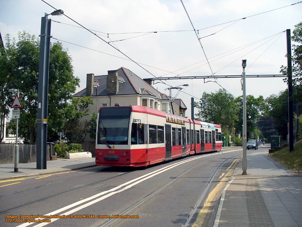 Лондон, Bombardier CR-4000 № 2548