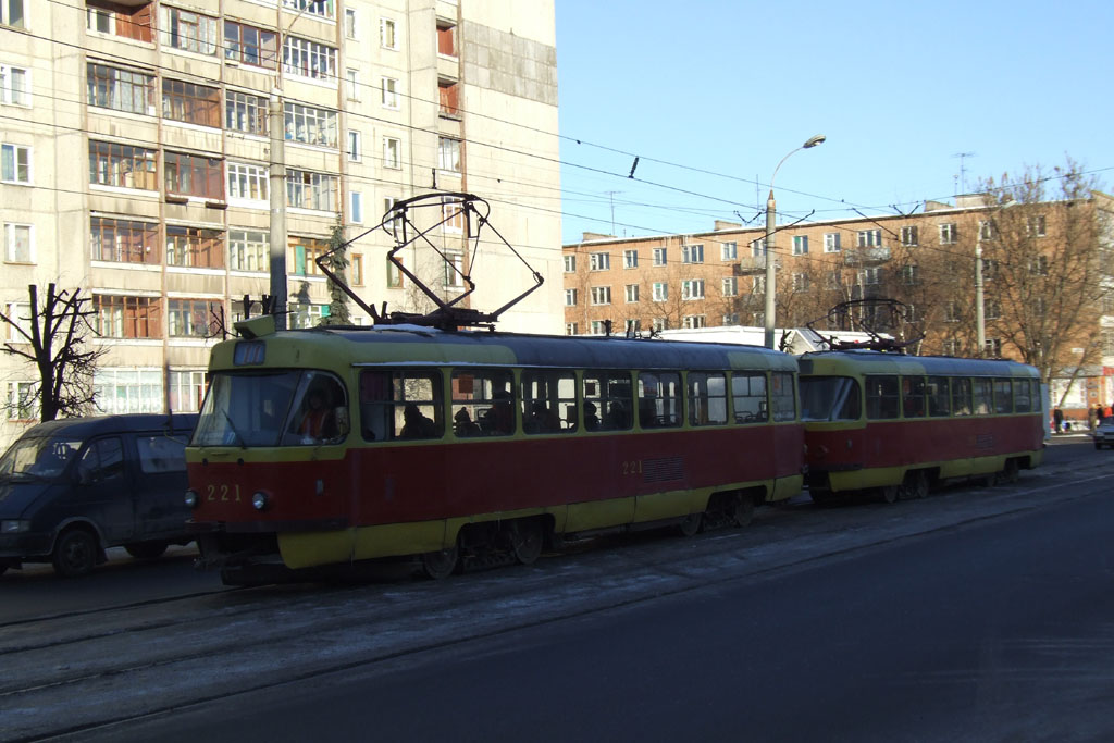 Тверь, Tatra T3SU № 221; Тверь — Трамвайные линии: Заволжский район