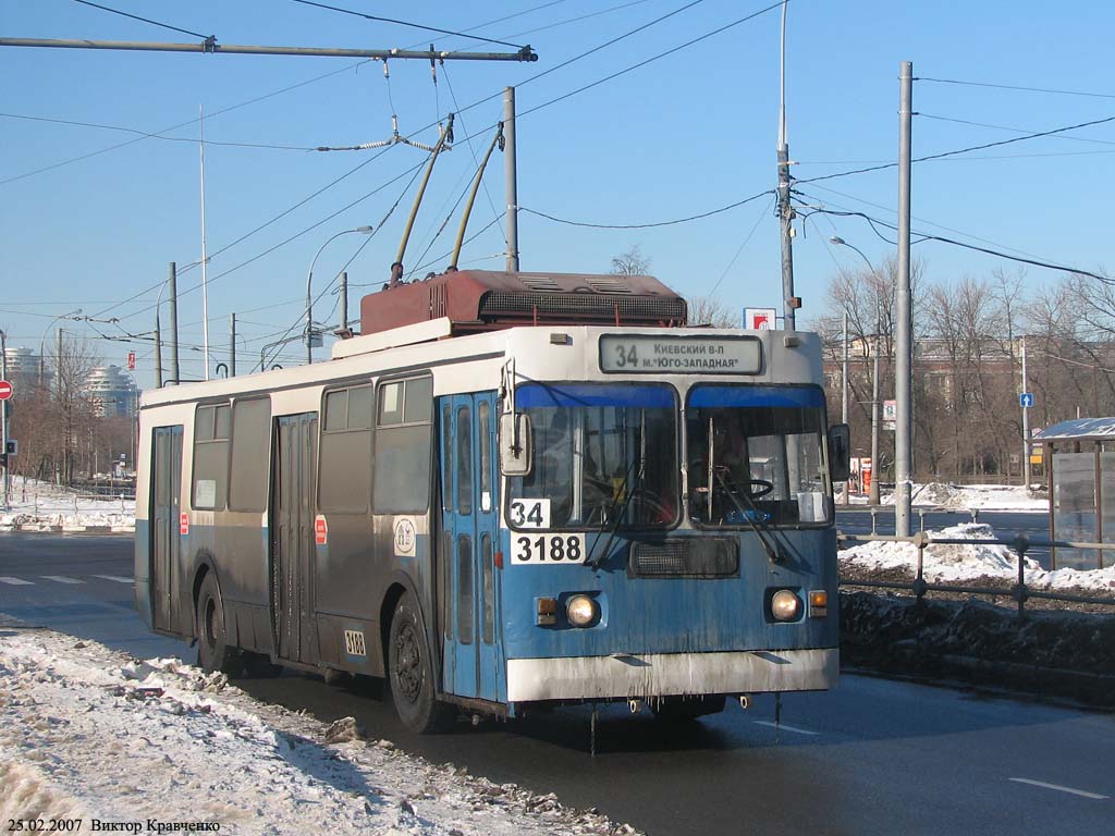 Москва, ЗиУ-682ГМ1 (с широкой передней дверью) № 3188