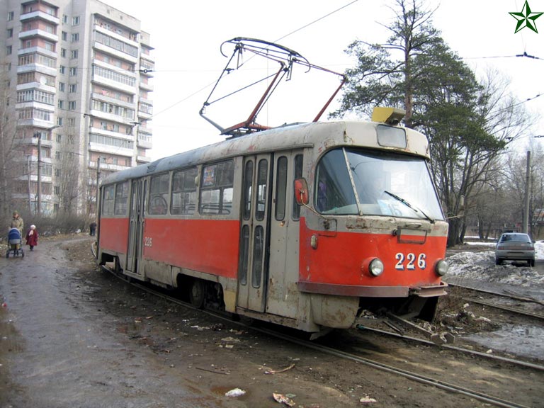 Тверь, Tatra T3SU № 226; Тверь — Тверской трамвай в начале 2000-х гг. (2002 — 2006 гг.)