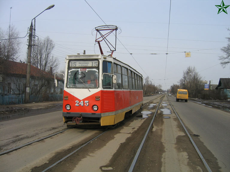 Тверь, 71-605А № 245; Тверь — Тверской трамвай в начале 2000-х гг. (2002 — 2006 гг.)