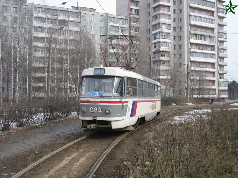 Тверь, Tatra T3SU № 290; Тверь — Тверской трамвай в начале 2000-х гг. (2002 — 2006 гг.)