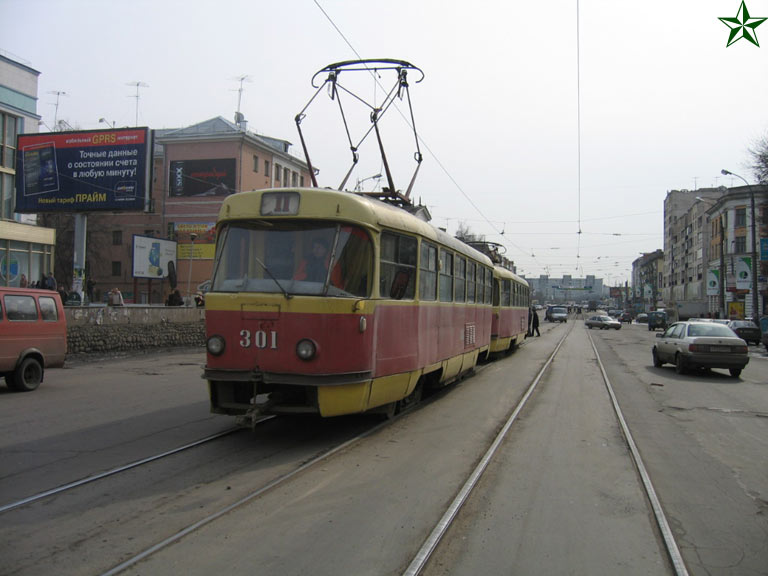 Тверь, Tatra T3SU № 301; Тверь — Тверской трамвай в начале 2000-х гг. (2002 — 2006 гг.)