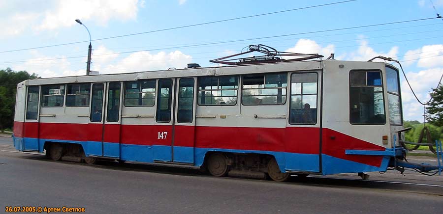 Тверь, 71-608К № 147; Тверь — Тверской трамвай в начале 2000-х гг. (2002 — 2006 гг.)