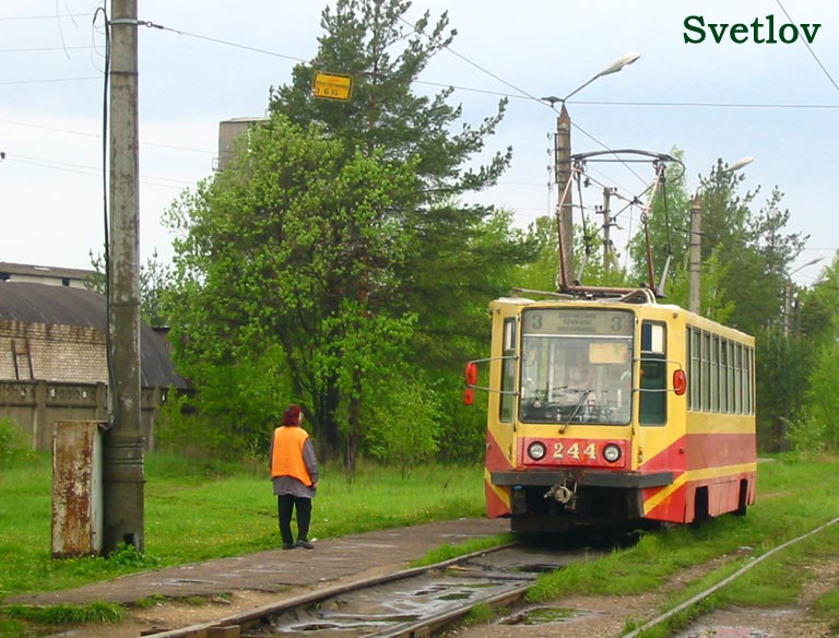 Цвер, 71-608К № 244; Цвер — Тверской трамвай в начале 2000-х гг. (2002 — 2006 гг.)