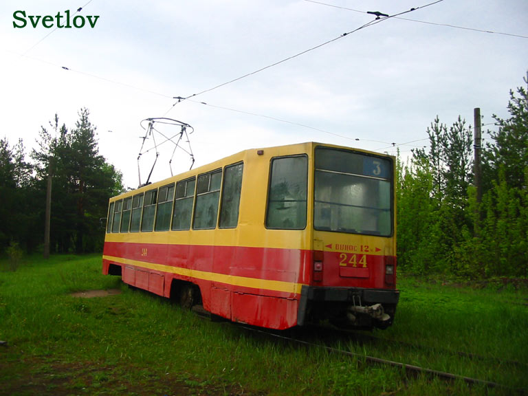 Тверь, 71-608К № 244; Тверь — Тверской трамвай в начале 2000-х гг. (2002 — 2006 гг.)