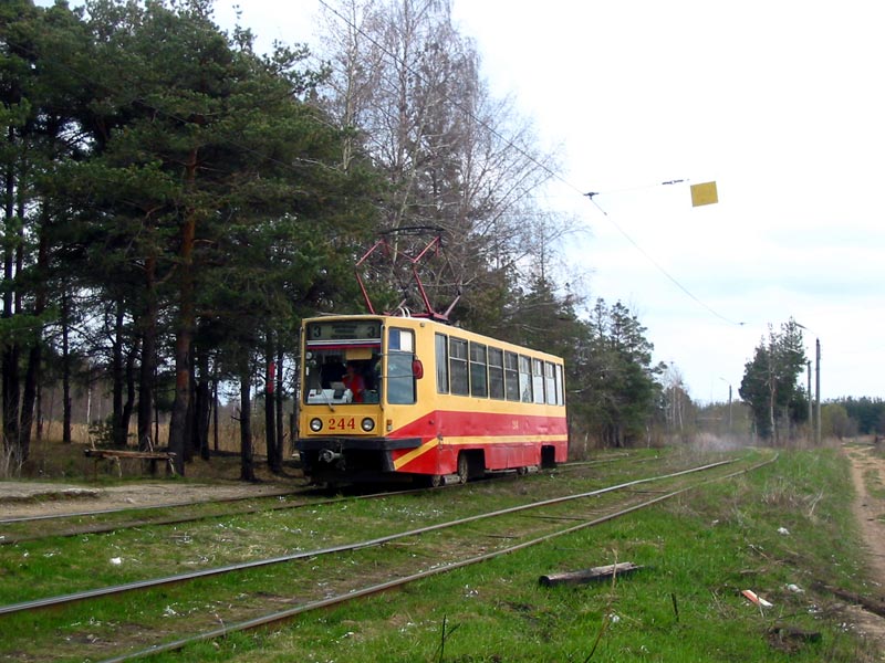 Tverė, 71-608K nr. 244; Tverė — Tver tramway in the early 2000s (2002 — 2006)