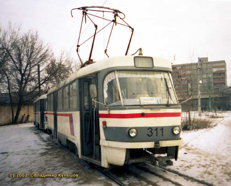 Тверь, Tatra T3SU № 311; Тверь — Тверской трамвай в начале 2000-х гг. (2002 — 2006 гг.)