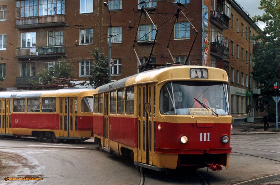 Тверь, Tatra T3SU № 111; Тверь — Тверской трамвай в начале 2000-х гг. (2002 — 2006 гг.)