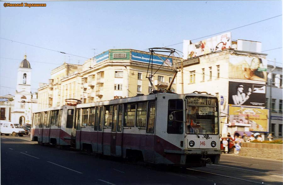 Тверь, 71-608К № 146; Тверь — Тверской трамвай в начале 2000-х гг. (2002 — 2006 гг.)