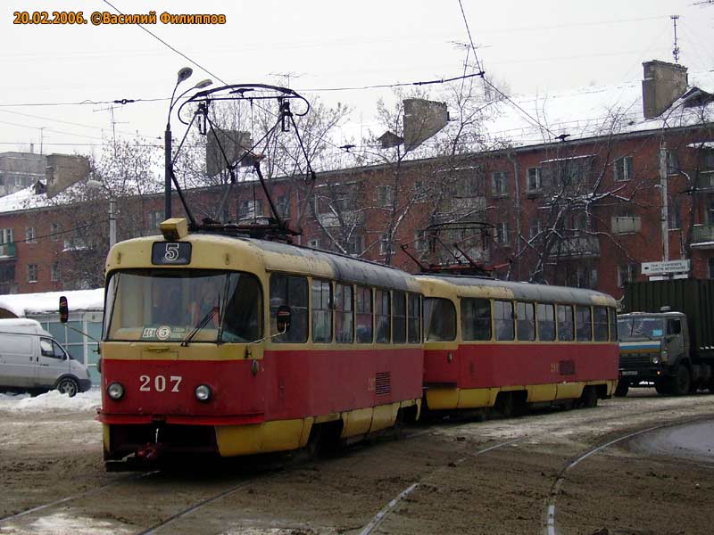 Тверь, Tatra T3SU № 207; Тверь — Тверской трамвай в начале 2000-х гг. (2002 — 2006 гг.)
