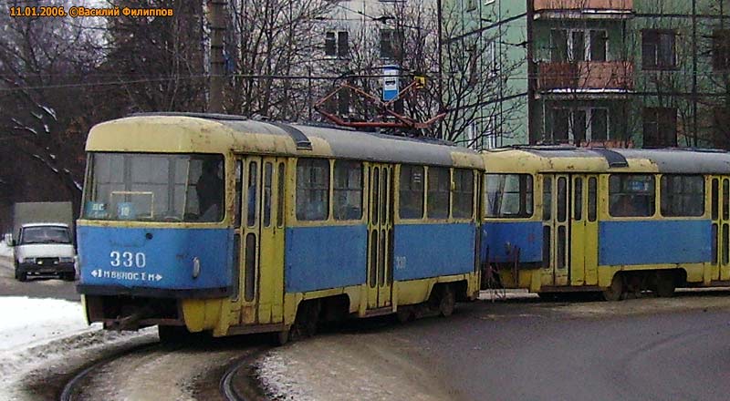 Тверь, Tatra T3SU № 330; Тверь — Тверской трамвай в начале 2000-х гг. (2002 — 2006 гг.)