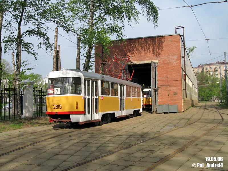 Moszkva, Tatra T3SU — 2815; Moszkva — Tram depots: [2] Baumana