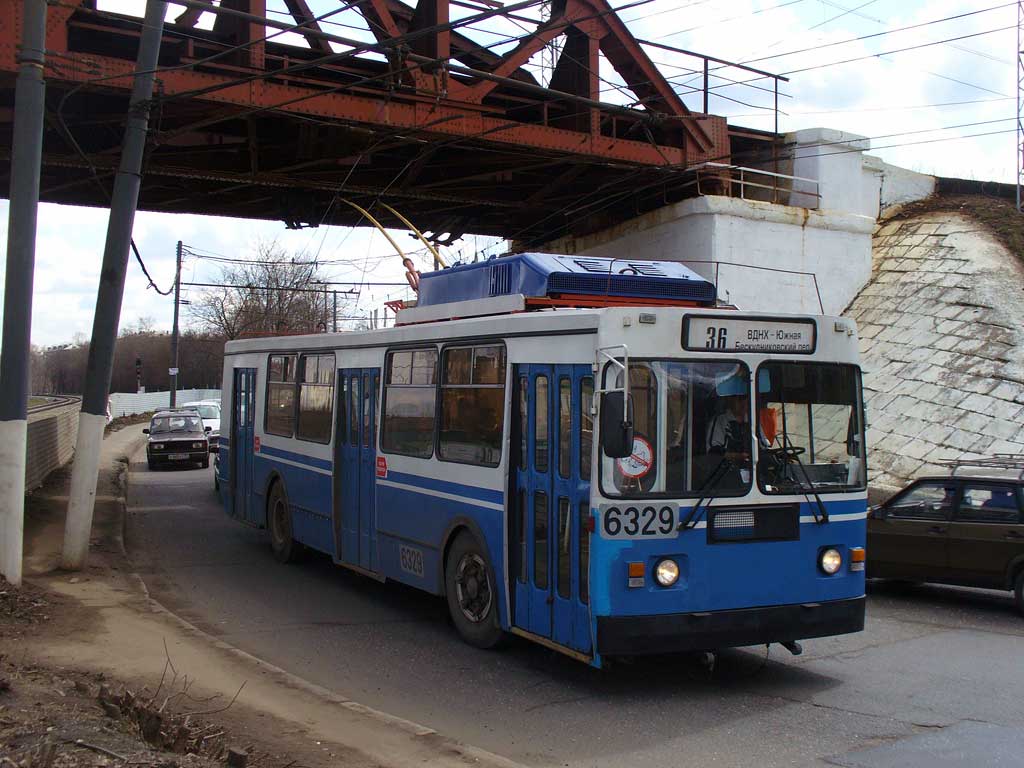 Москва, ЗиУ-682ГМ1 (с широкой передней дверью) № 6329