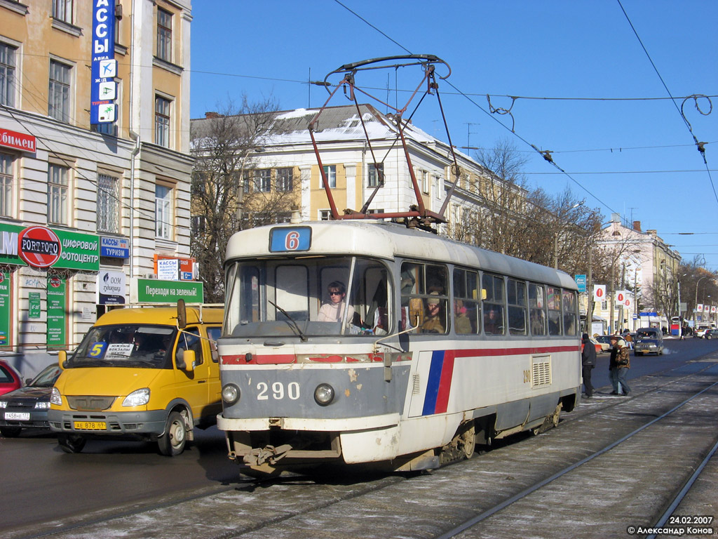 Тверь, Tatra T3SU № 290; Тверь — Трамвайные линии: Центральный район