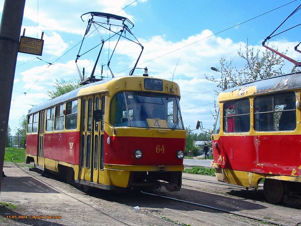 Тула, Tatra T3SU № 64; Тула — Трамвайная линия на Косую Гору