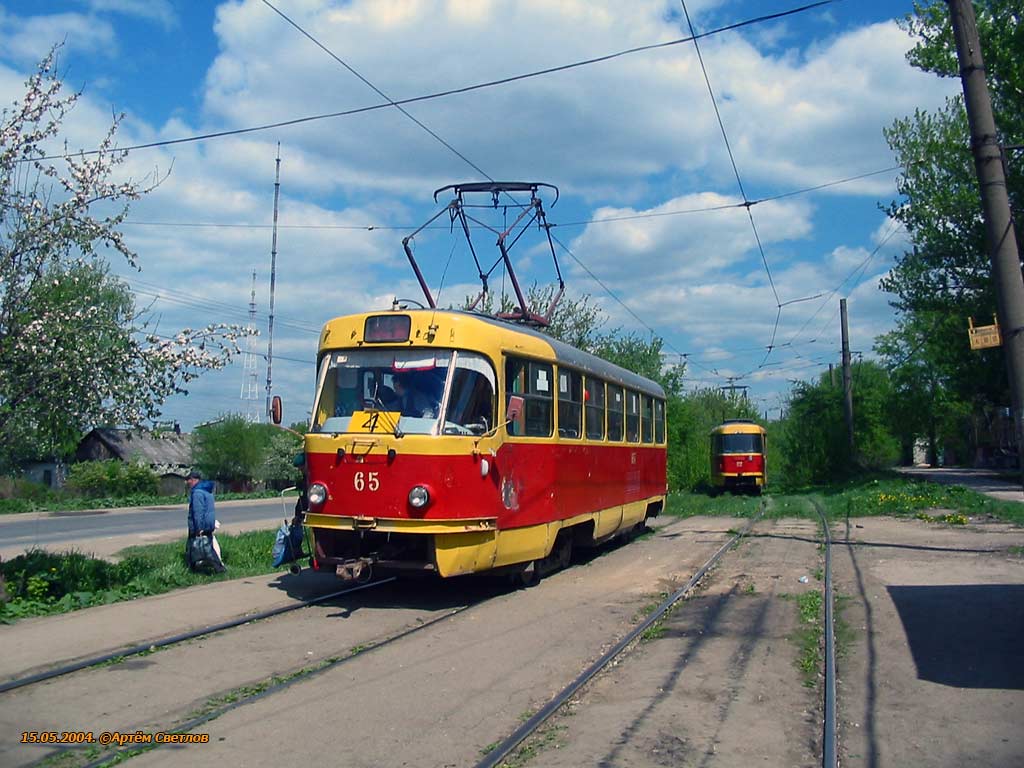 Тула, Tatra T3SU № 65; Тула — Трамвайная линия на Косую Гору