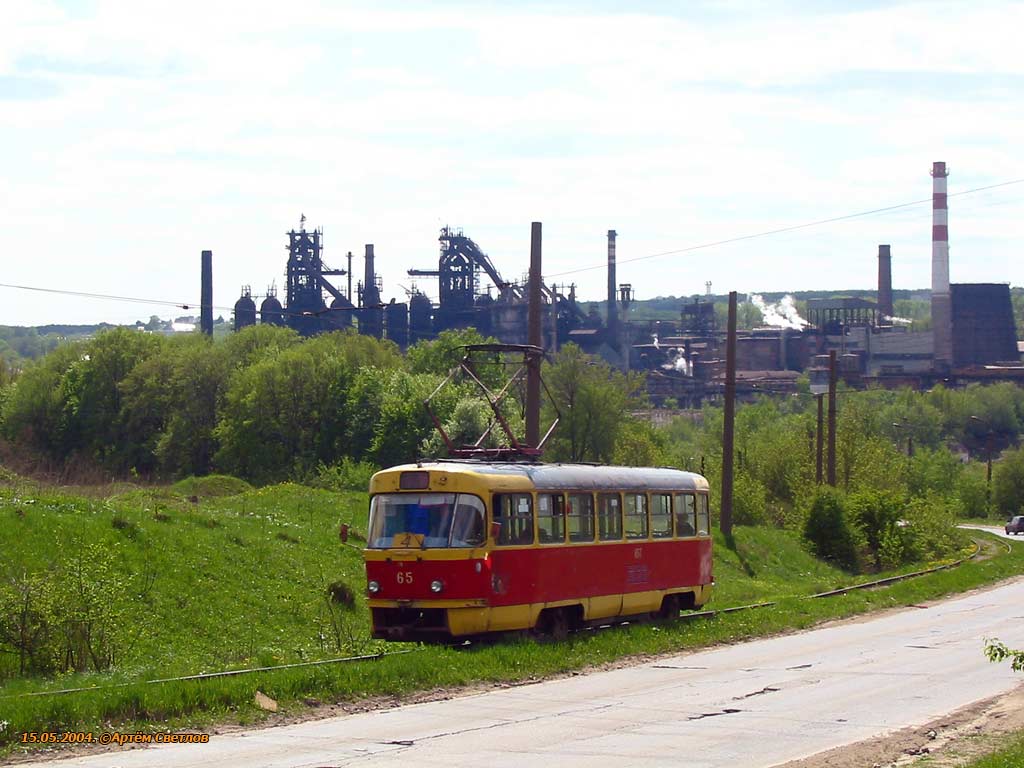 Тула, Tatra T3SU № 65; Тула — Трамвайная линия на Косую Гору